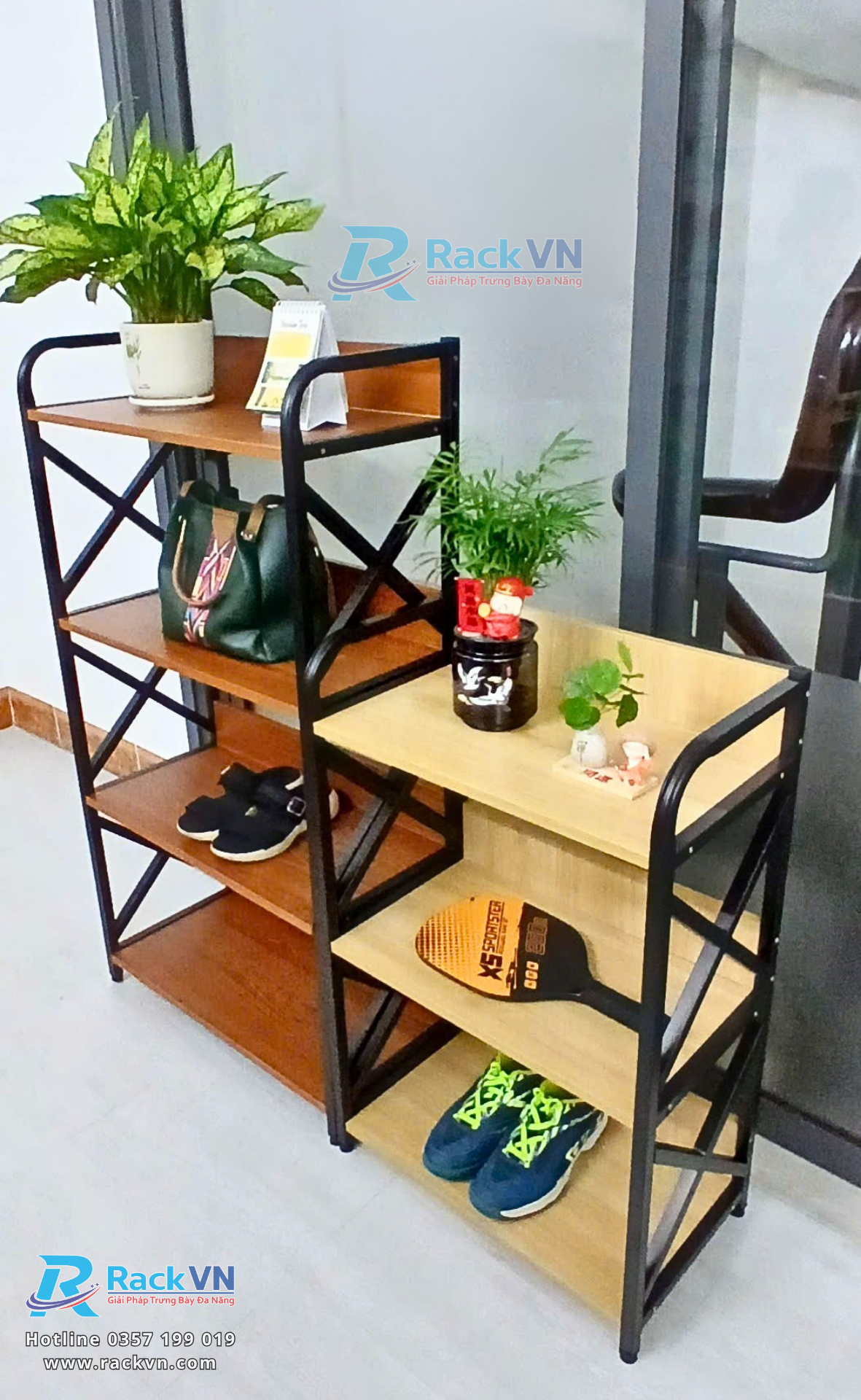 Kệ Tầng Để Đồ Đa Năng: Giải Pháp Lưu Trữ Thông Minh Cho Shop Và Gia Đình 