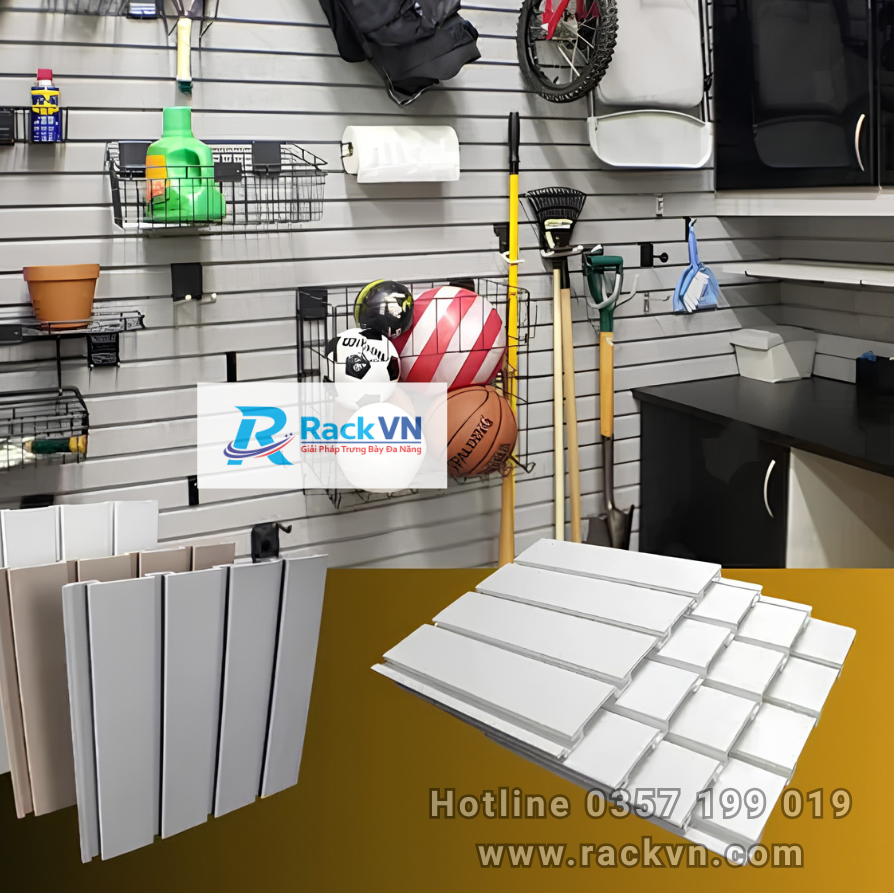 Tấm Slatwall Nhựa PVC Là Gì? Những Điều Chủ Shop Nên Biết Trước Khi Chọn