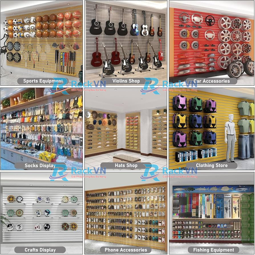 Hệ Kệ Trưng Bày Shop: Kinh Nghiệm Dành Cho Đơn Vị Thiết Kế & Thi Công
