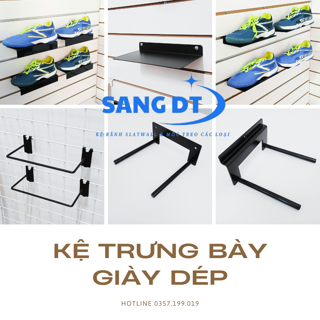 Các mẫu kệ trưng bày giày đẹp, hiện đại và tiện lợi giúp nâng tầm không gian