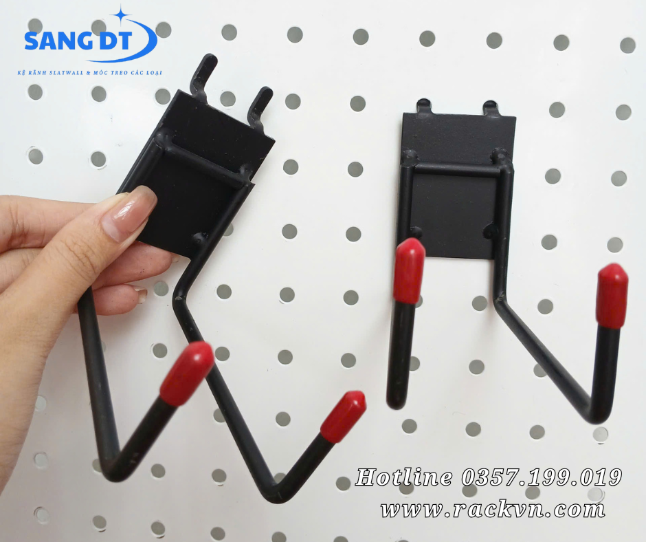 Móc treo vợt chuyên dụng cho vợt pickleball/ vợt bóng bàn cài kệ tole lỗ