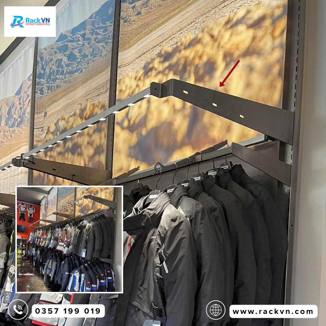 HỆ KỆ CỘT LỖ TREO TRƯNG BÀY CHO SHOP ĐỒ PHƯỢT