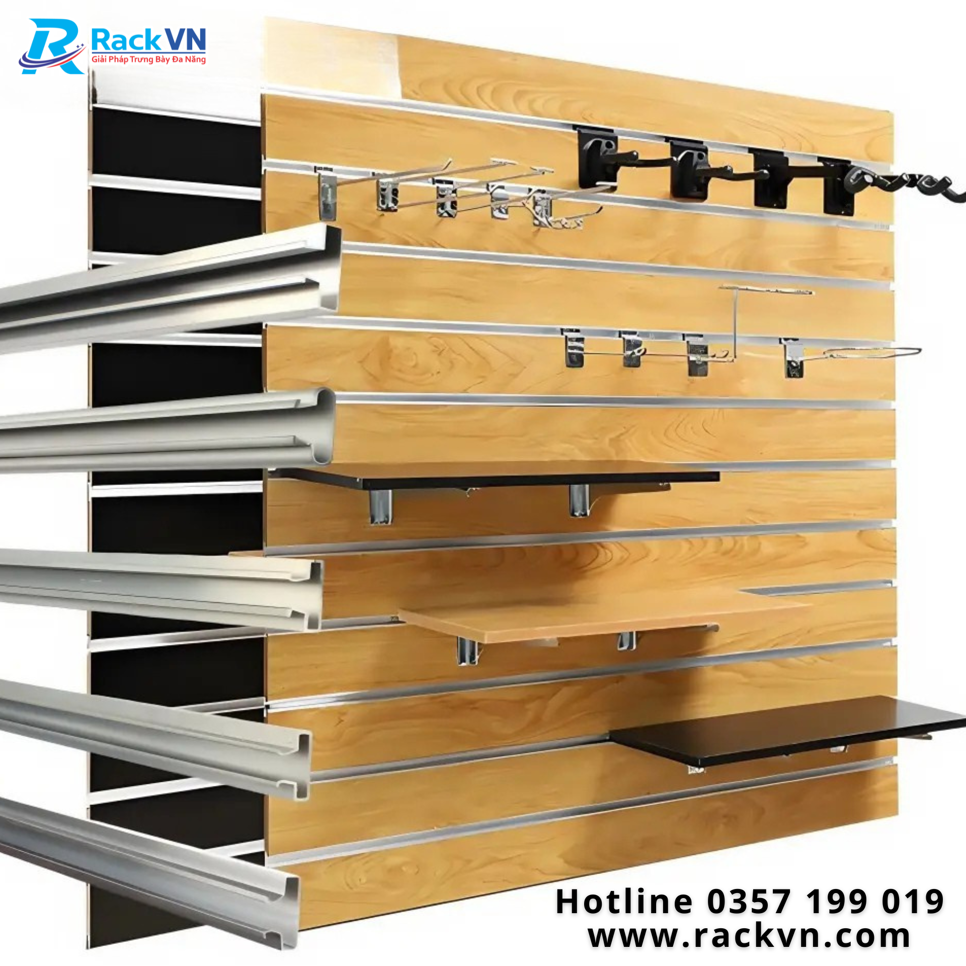 Cách lựa chọn thanh nhôm cài kệ rãnh Slatwall chất lượng