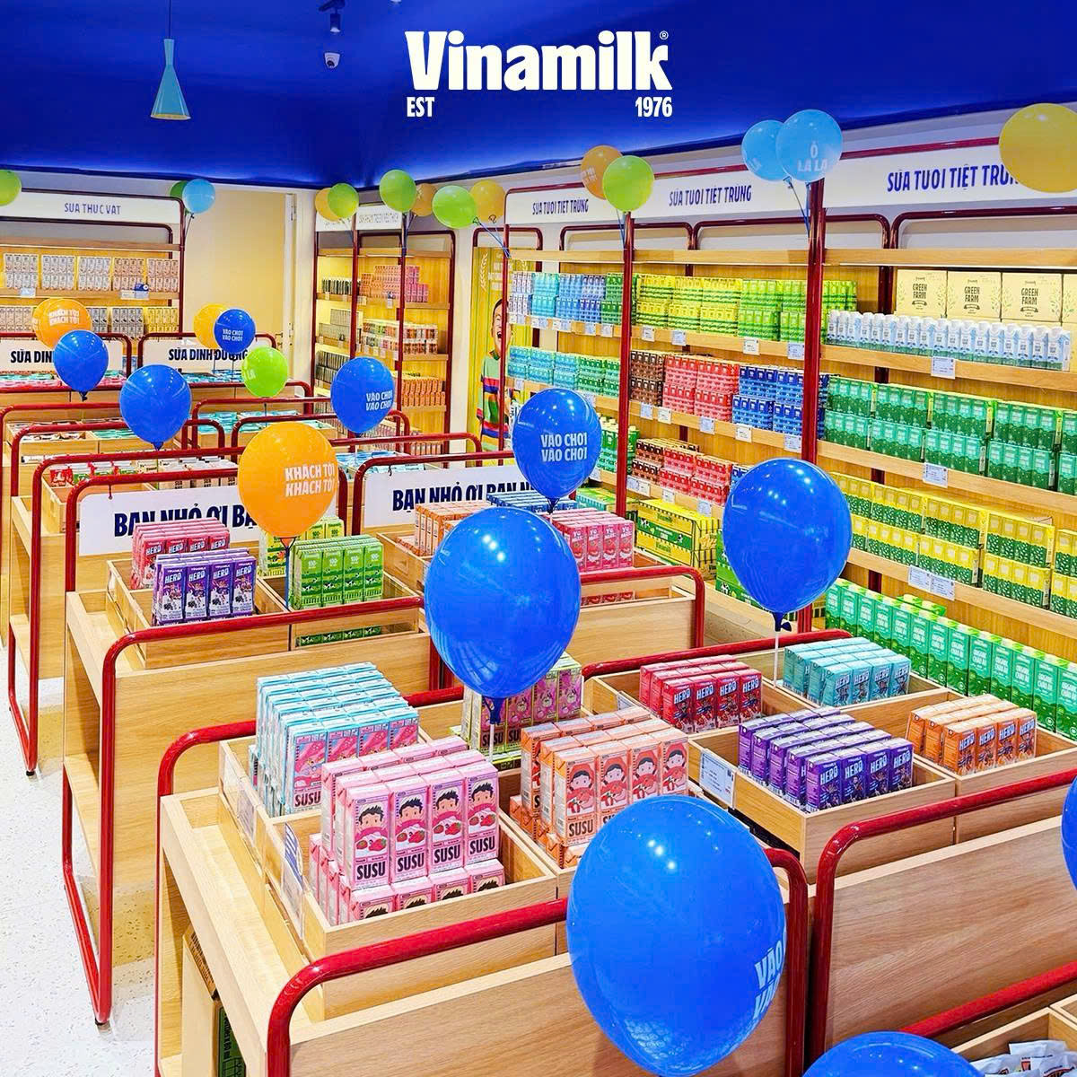 Một không gian bán lẻ mang đúng tinh thần thương hiệu Vinamilk 