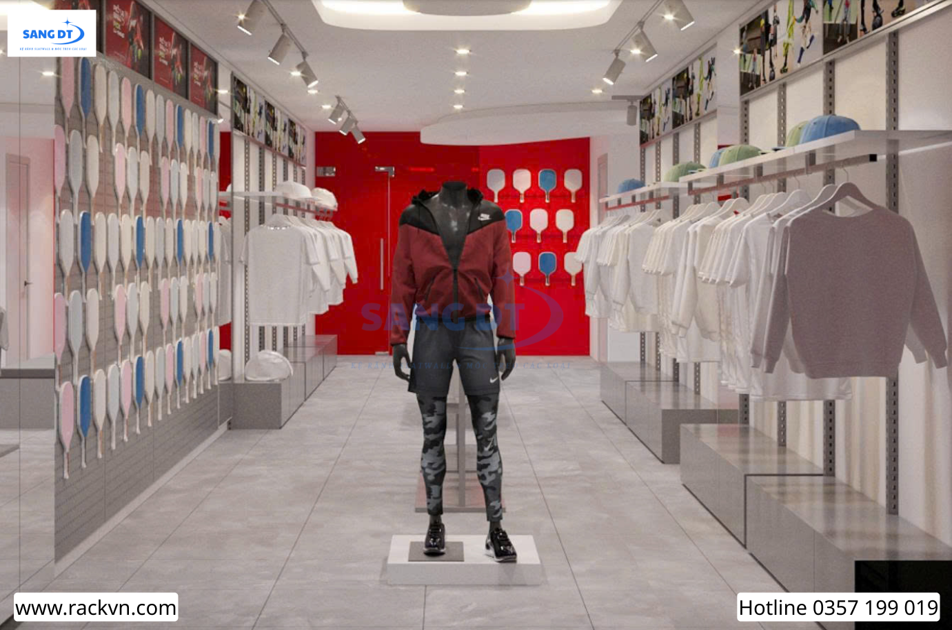 Tổng quan dự án setup shop thể thao trọn gói