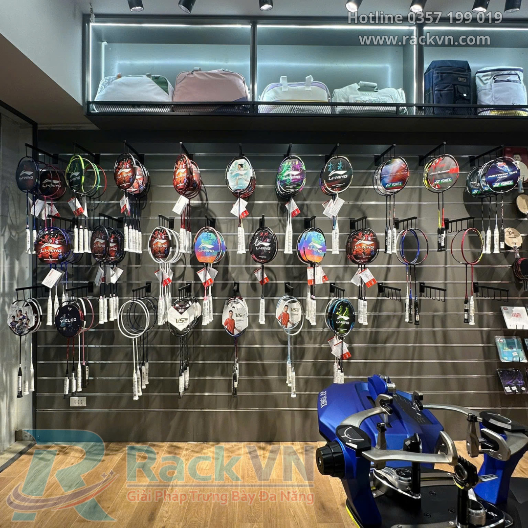 Hình ảnh thực tế thi công shop thể thao BISSPORT Phú Nhuận 