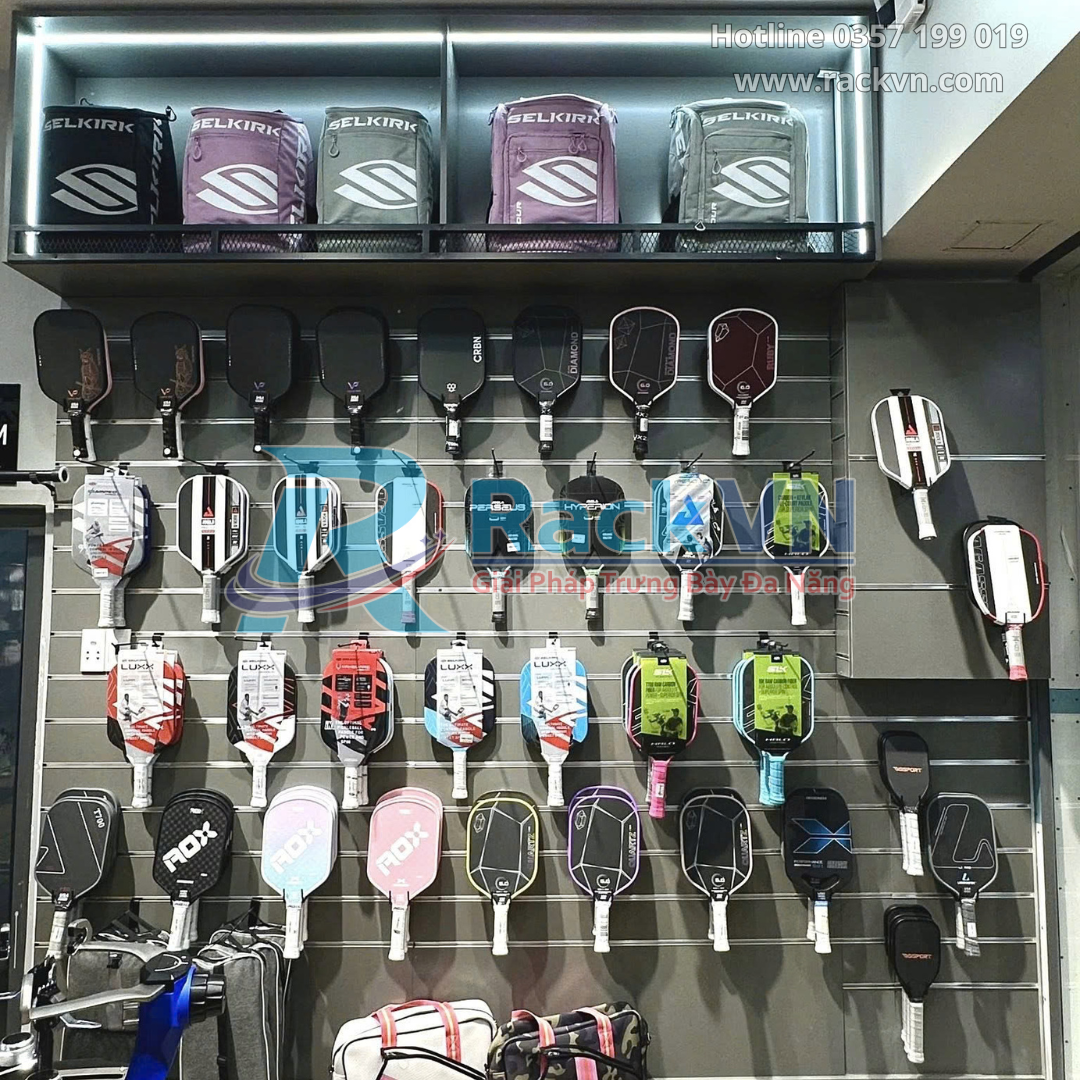 Hình ảnh thực tế thi công shop thể thao BISSPORT Phú Nhuận 