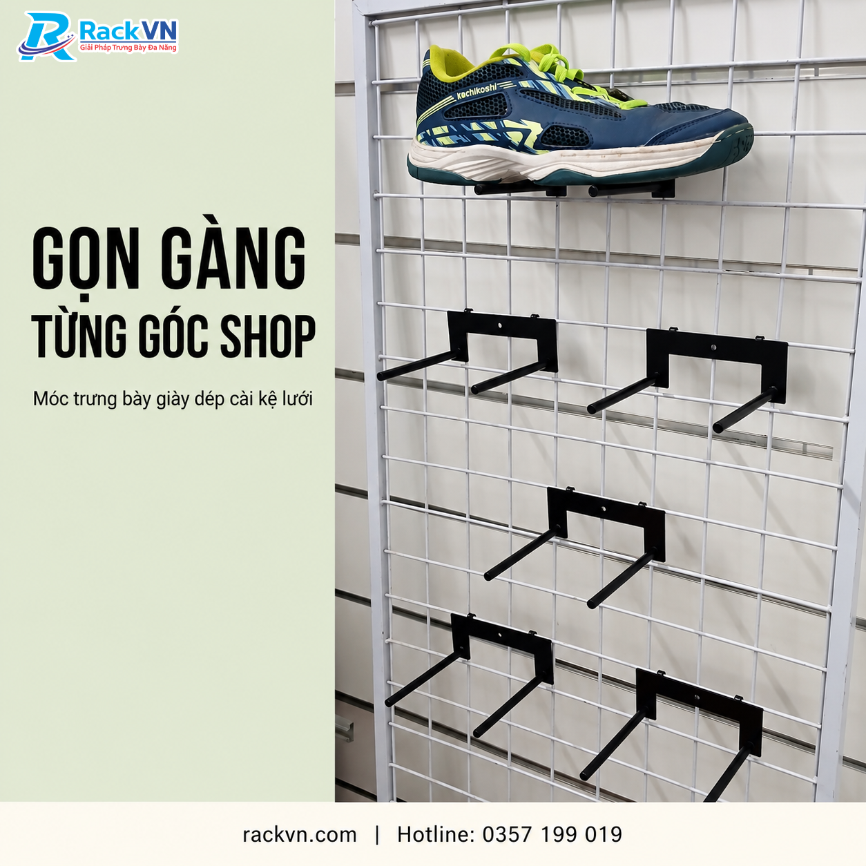 cách bố trí móc
