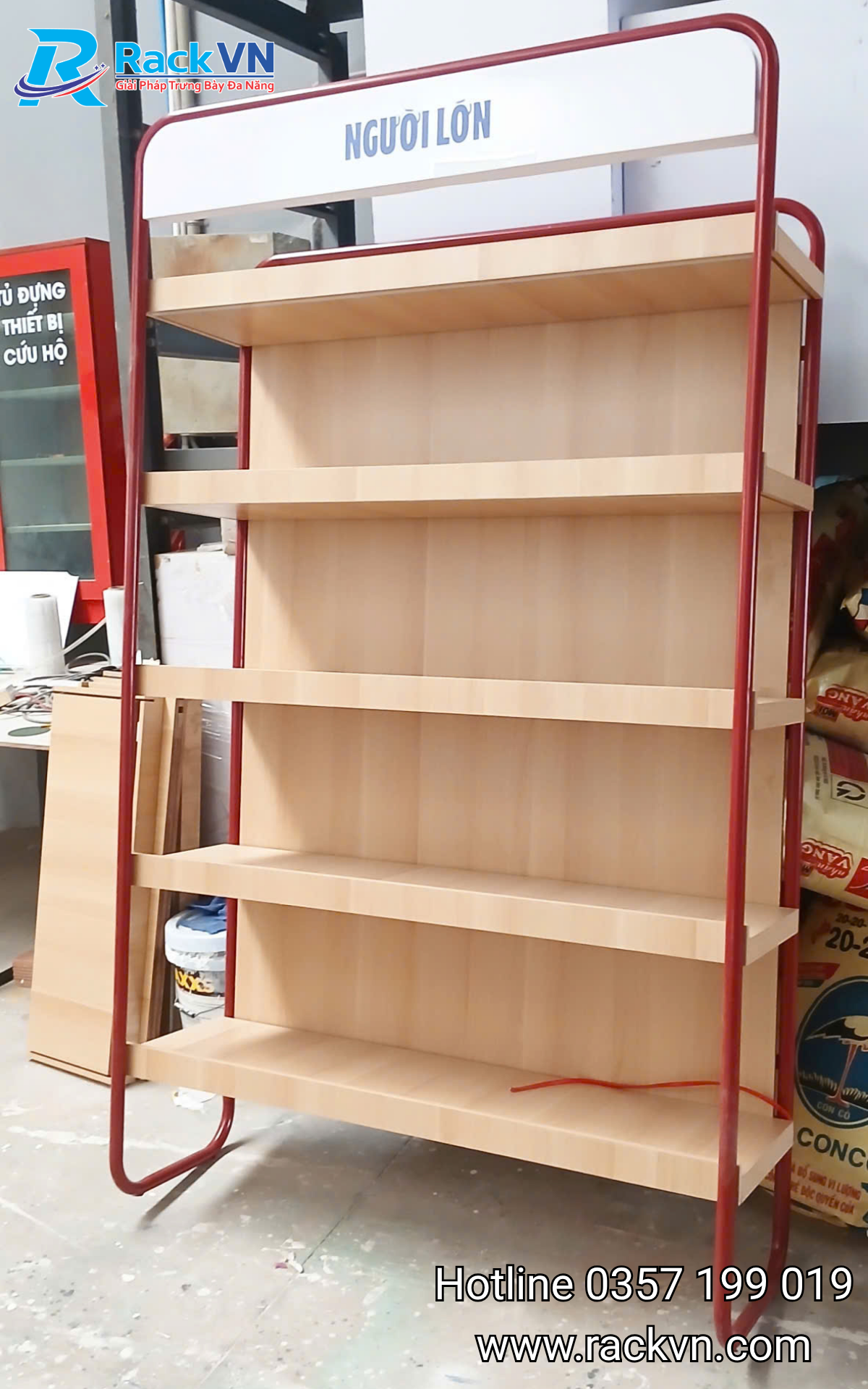 Kệ Trưng Bày Sữa Khung Sắt Sơn Tĩnh Điện