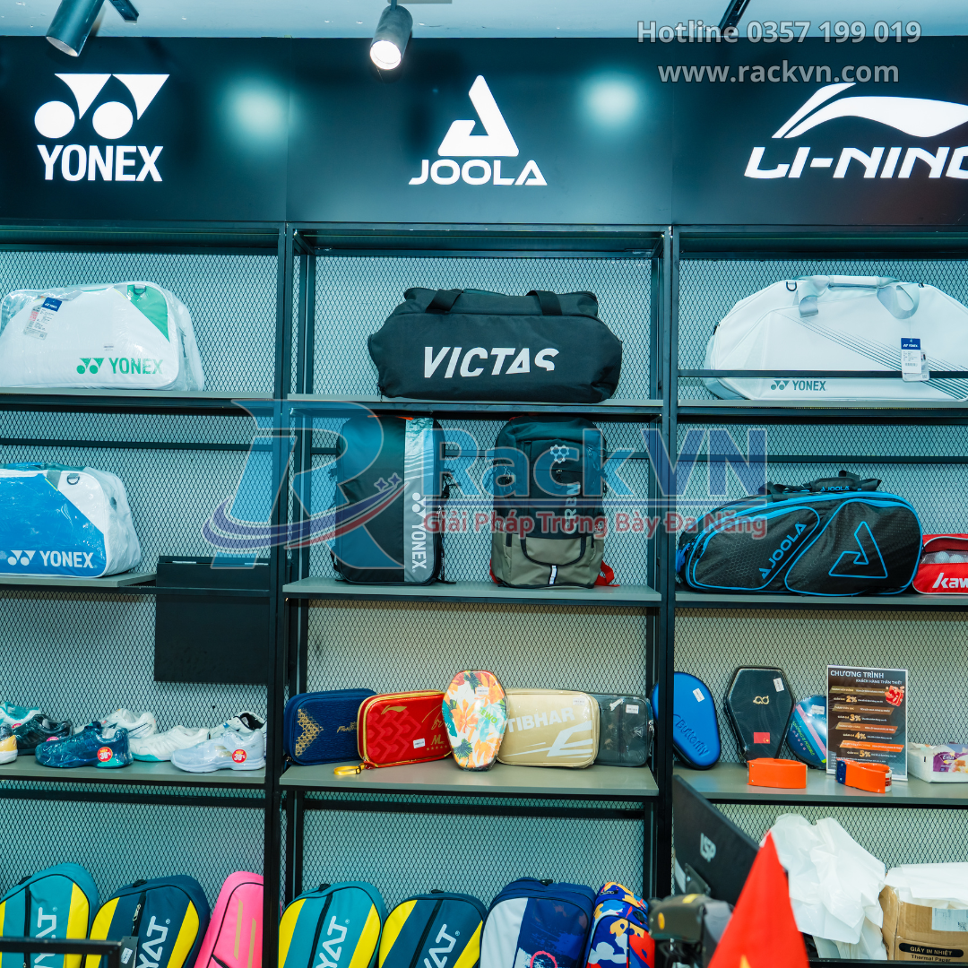 Hình ảnh thực tế thi công shop thể thao BISSPORT Phú Nhuận 