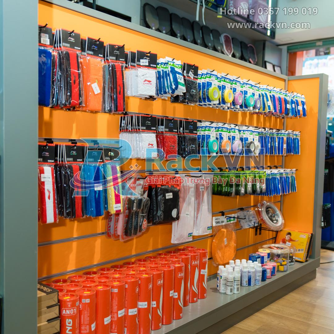 Hình ảnh thực tế thi công shop thể thao BISSPORT Phú Nhuận 