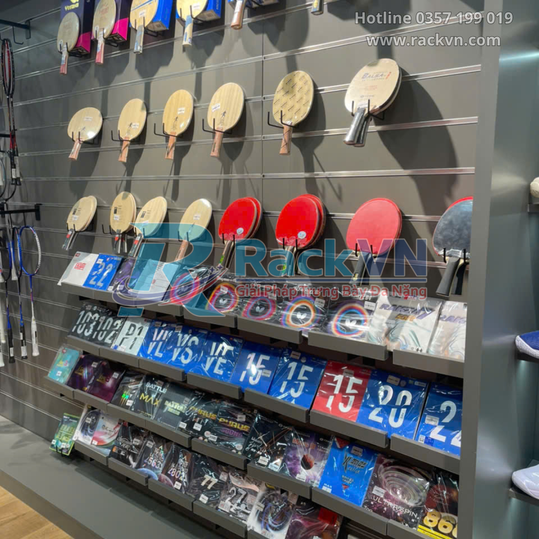 Hình ảnh thực tế thi công shop thể thao BISSPORT Phú Nhuận 