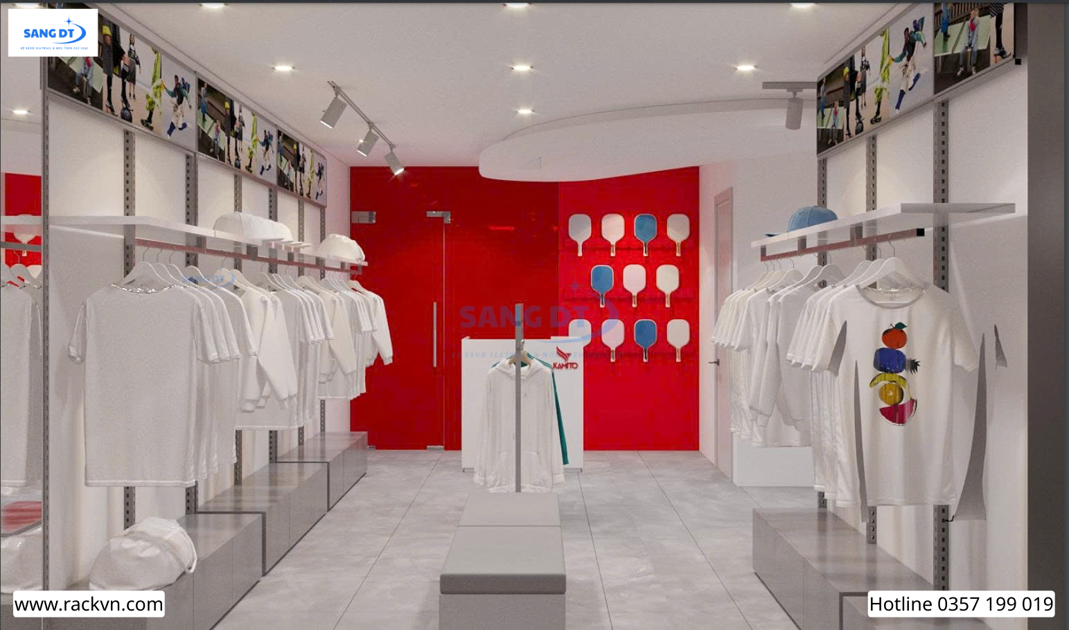 phong cách thiết kế shop