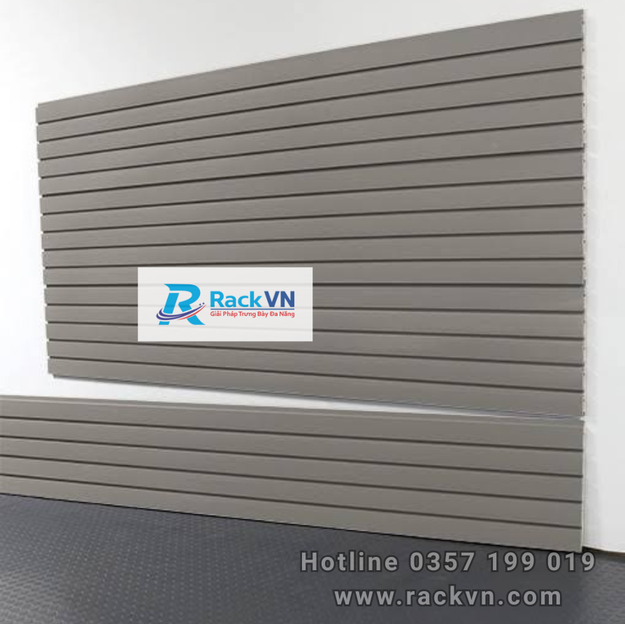 Tấm slatwall nhựa PVC