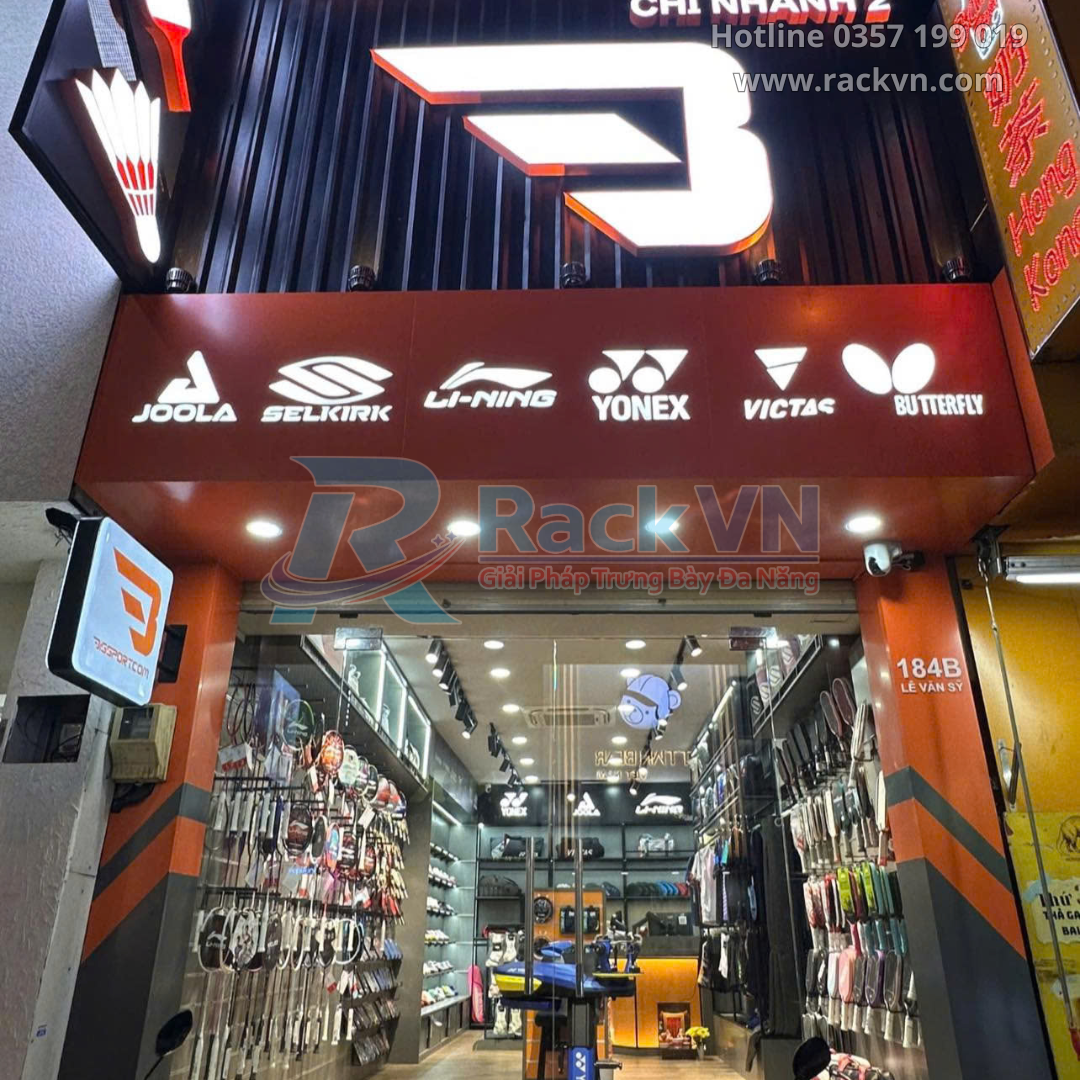 Tổng thể dự án thiết kế thi công trọn gói shop thể thao