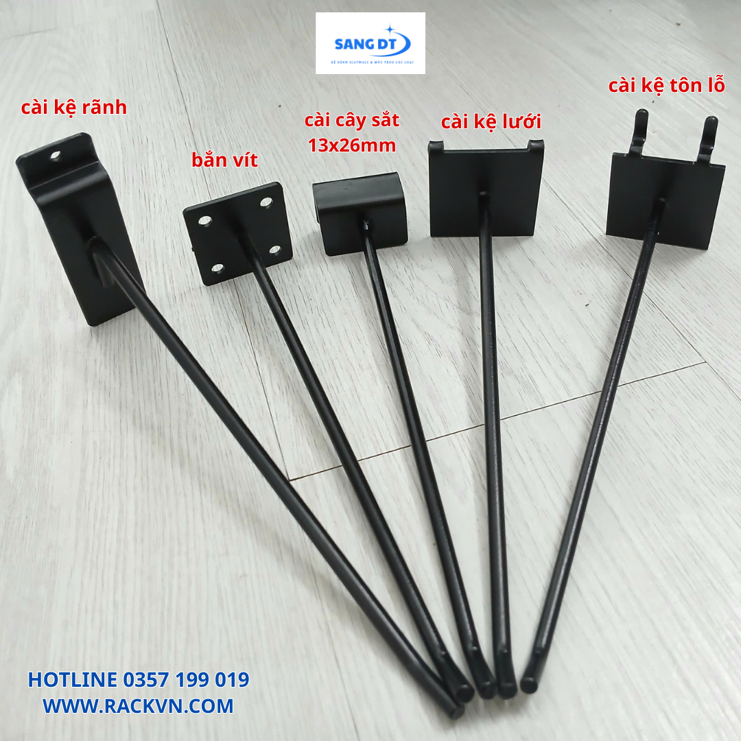 Móc Slatwall sơn tĩnh điện