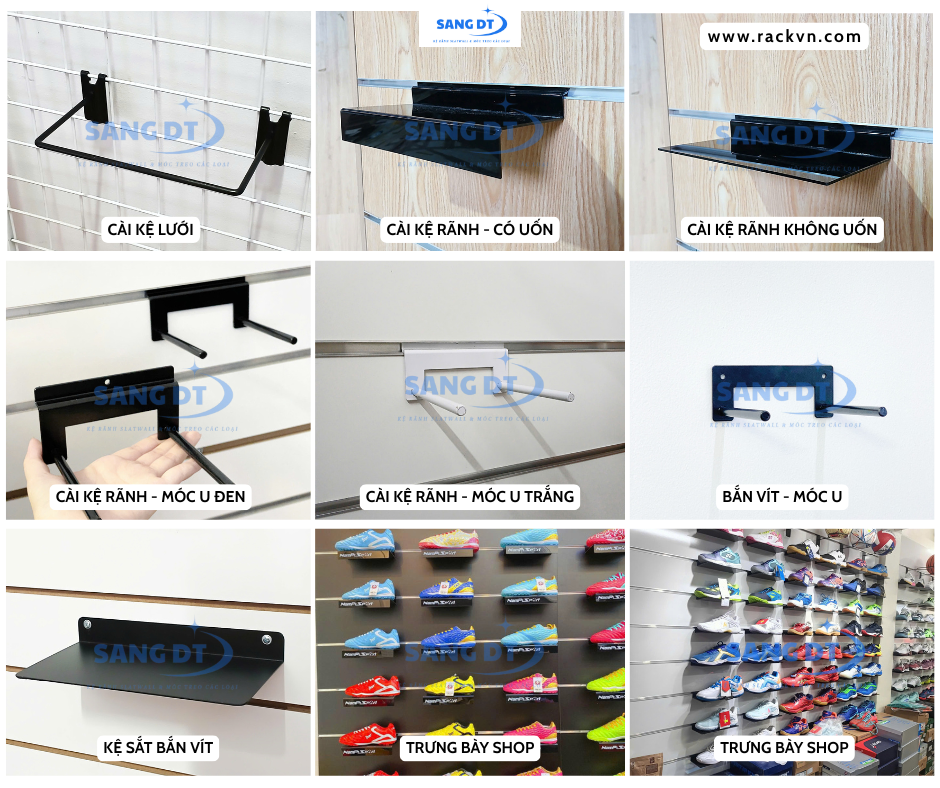 RackVN - đơn vị chuyên sản xuất móc treo và kệ rãnh