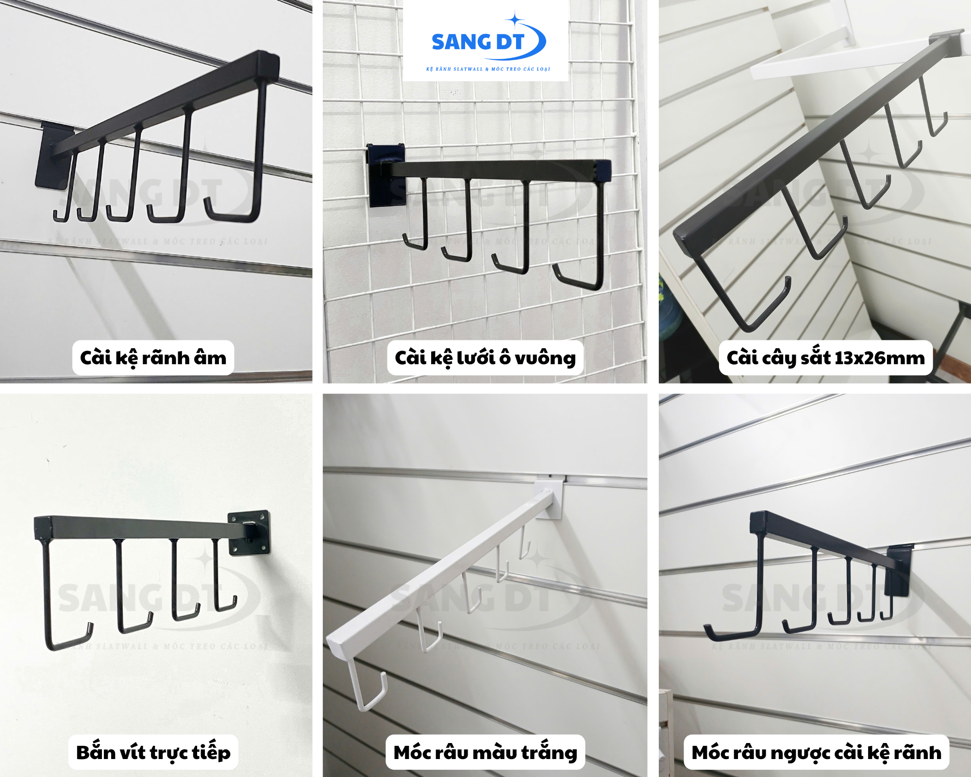 móc râu treo đồ đa năng cho shop bóng đá