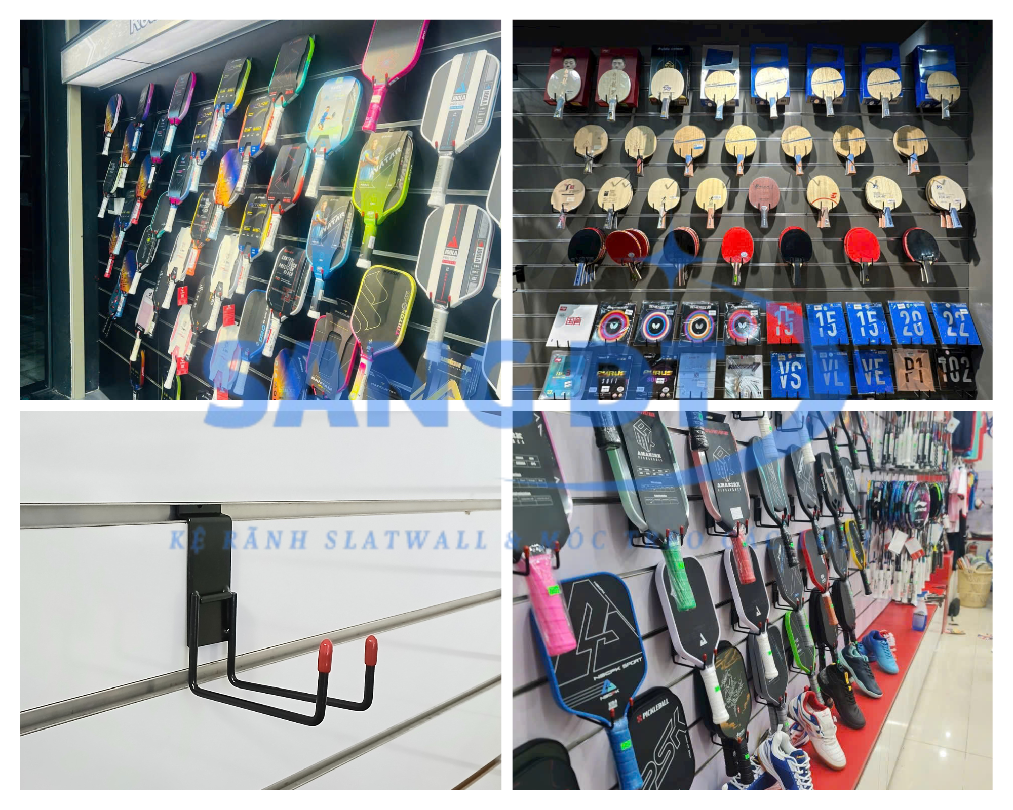 setup shop pickleball chuyên nghiệp