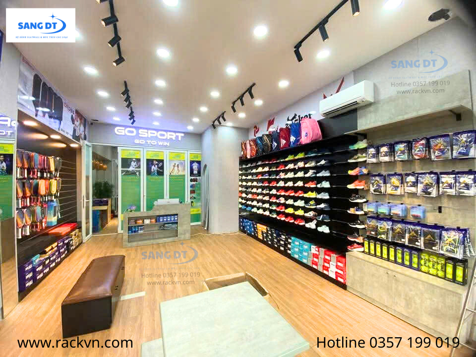 RACKVN HOÀN THIỆN THI CÔNG SHOP THỂ THAO TỪ A–Z – KHAI TRƯƠNG RỘN RÀNG