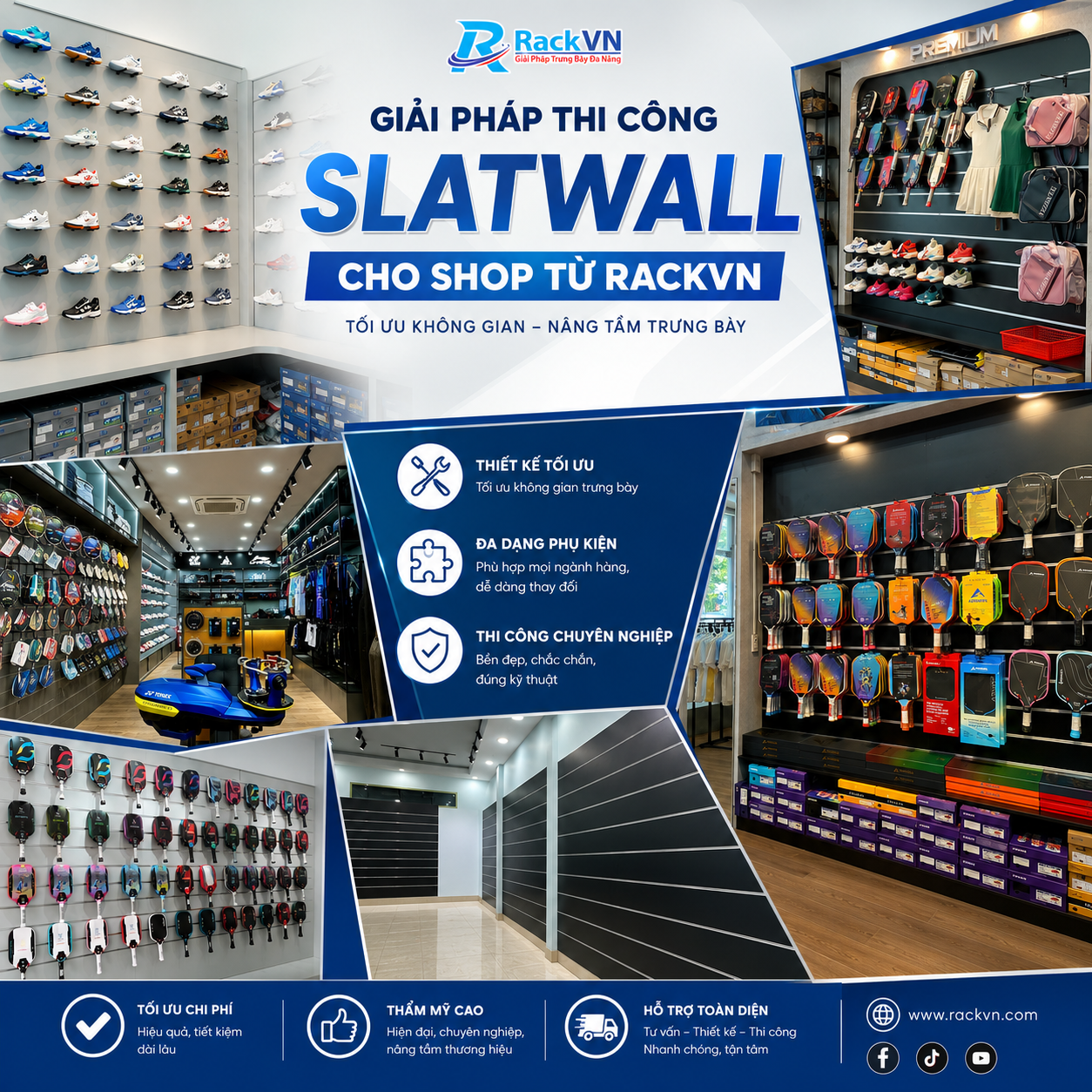 GIẢI PHÁP THI CÔNG SLATWALL – HƯỚNG DẪN TOÀN DIỆN TỪ A-Z CHO CỬA HÀNG BÁN LẺ HIỆN ĐẠI