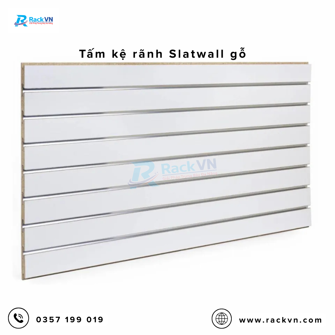 Slatwall Là Gì? Giải Pháp Trưng Bày Linh Hoạt Cho Mọi Cửa Hàng Hiện Đại