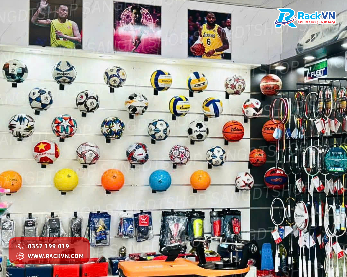 móc đỡ bóng thể thao