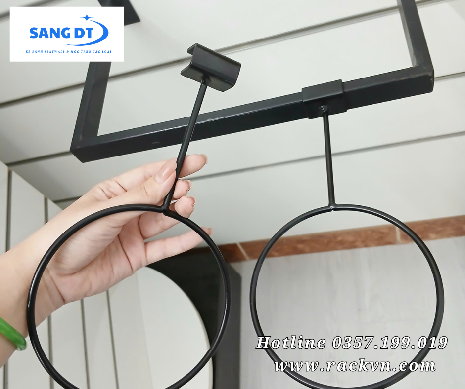 móc treo bóng cài cây sắt 13x26mm