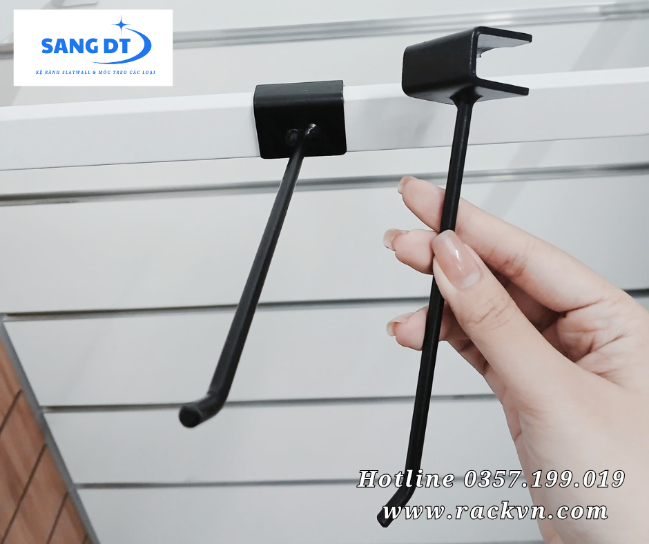 Móc đơn treo phụ kiện cài cây sắt