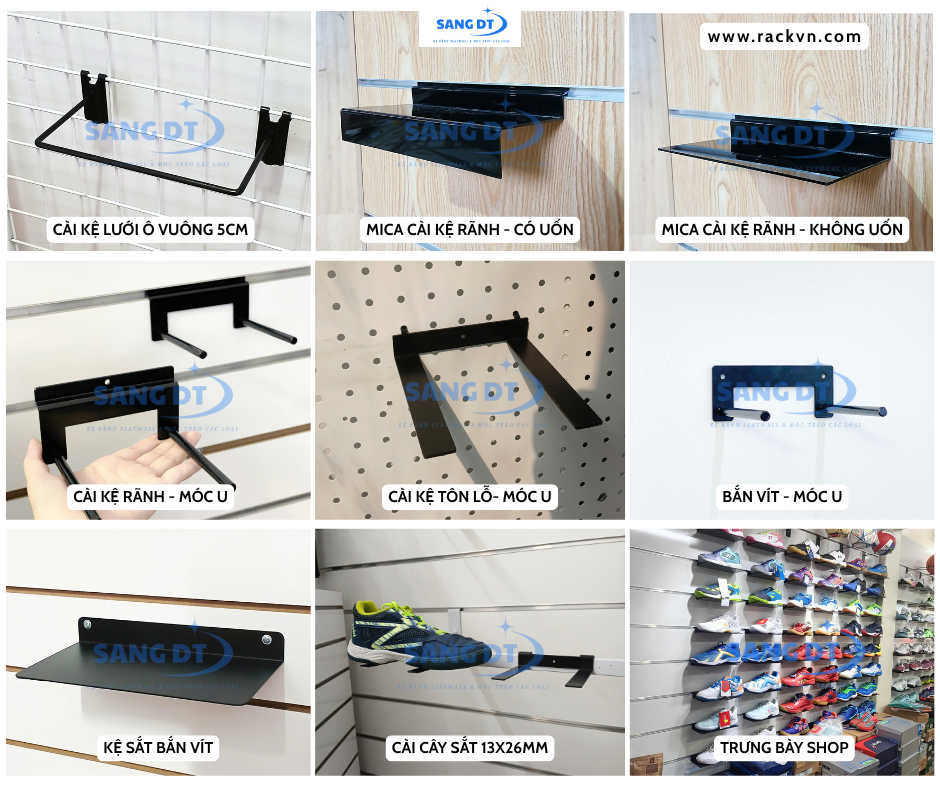 các mẫu kệ dành cho các hệ trưng bày