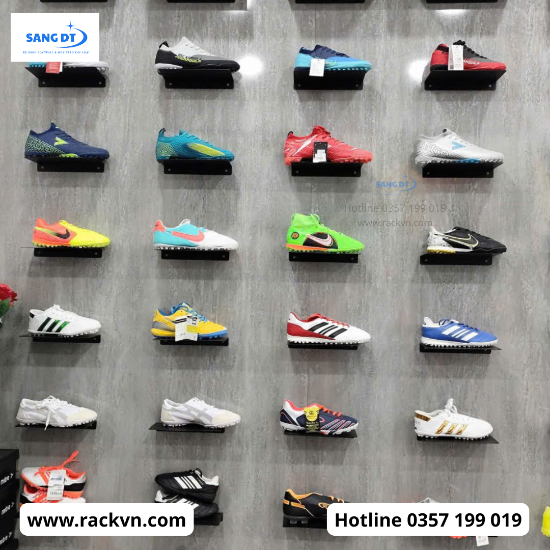 móc treo giày bắn vít trực tiếp