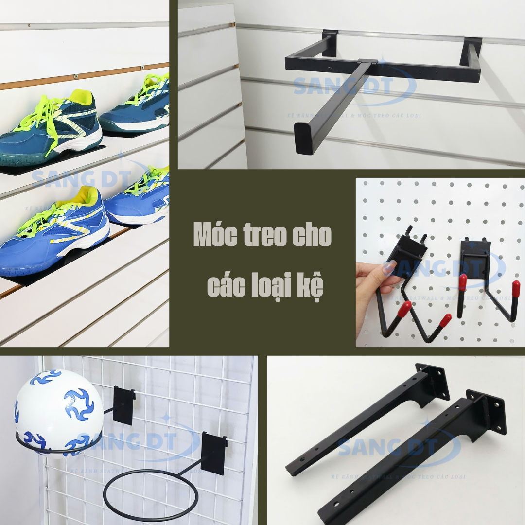 tầm quan trọng của việc chọn đúng loại móc treo cho các loại kệ