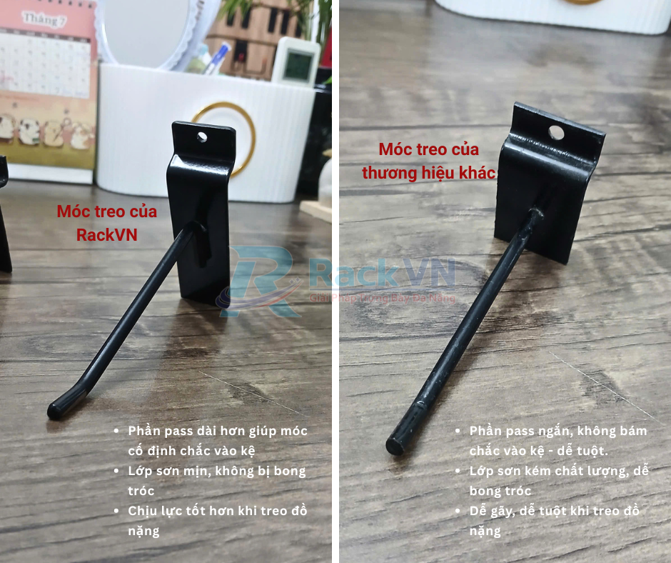 Chọn sai phụ kiện trưng bày